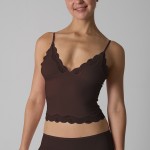 Women's Lace Underwear V-Neck Tank Top SK1268
