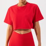 Women's Loose-fitting Short-sleeved Sports T-shirt YW410