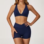 Women's Yoga Set Fitness Sports Bra + Shorts EWX2044
