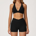 Women's Yoga Set Fitness Sports Bra + Shorts EWX2044