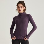 Women's Yoga Jacket Zipper Long Sleeve Top WT-046H