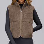 Women's Winter Warm Top Stand Collar Sports Vest EWT9500