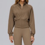 Women's Winter Zippered Sweatshirt Warm Top EWT2500